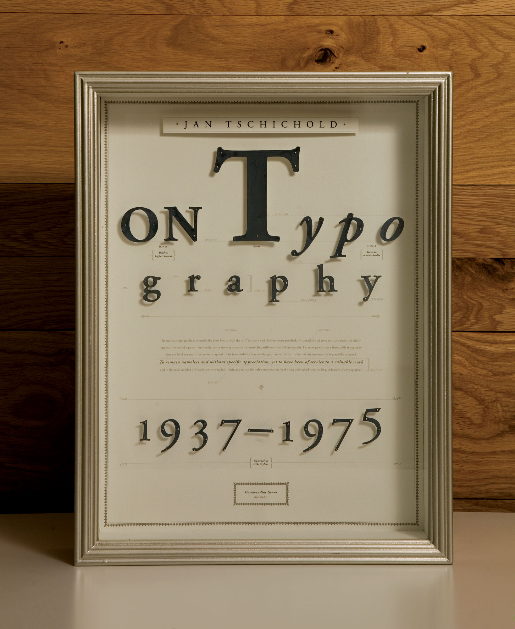 A Typographic Specimen