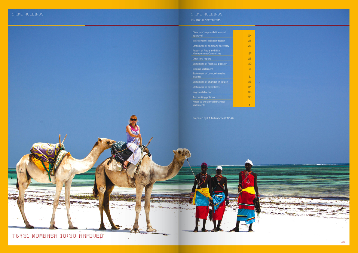 1 Time Holdings Annual Report 2011