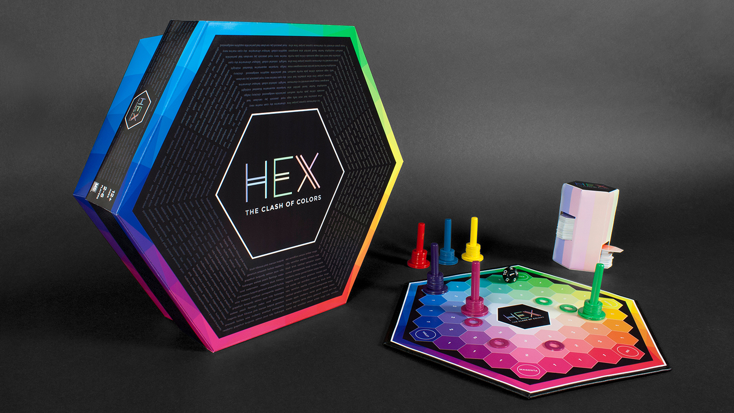 Hex - The Clash of Colors, Board Game