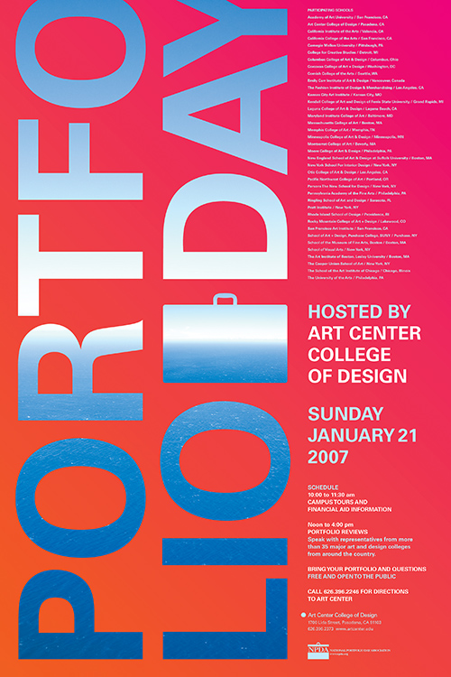Portfolio Day Poster