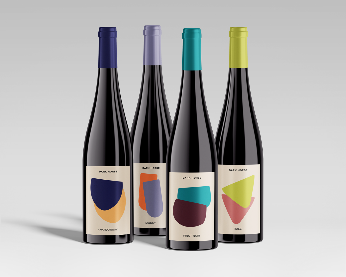 Dark Horse Color Changing Wine Labels